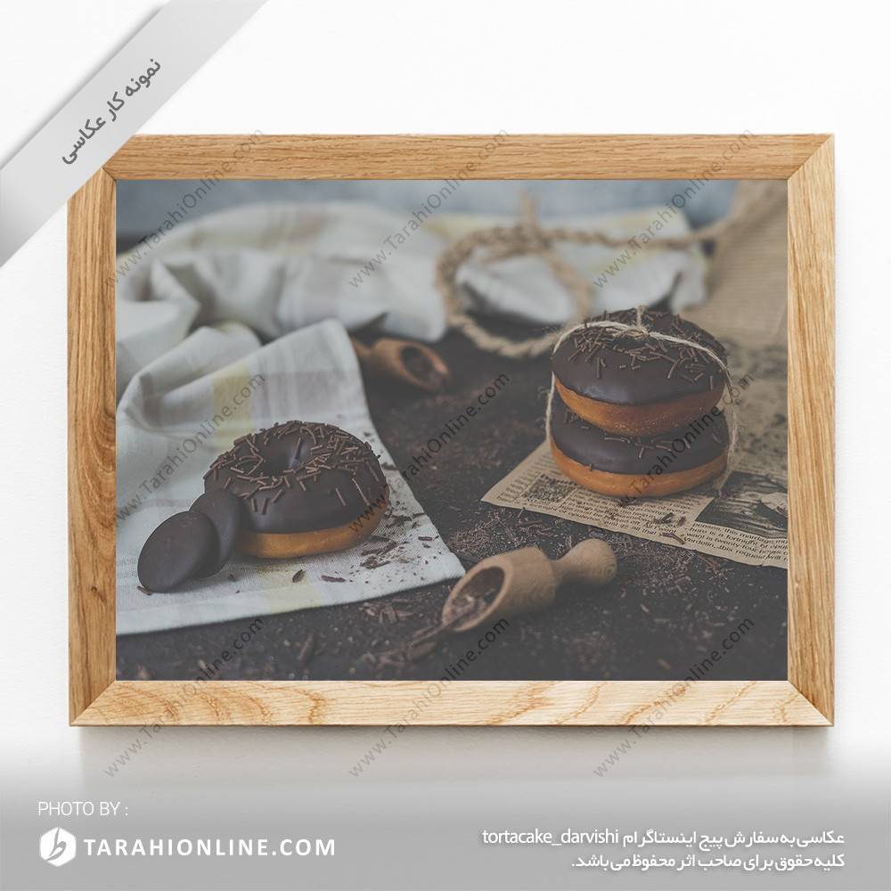 عکاسی از دونات